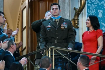 U.S. Army Chief Warrant Officer medal recipient